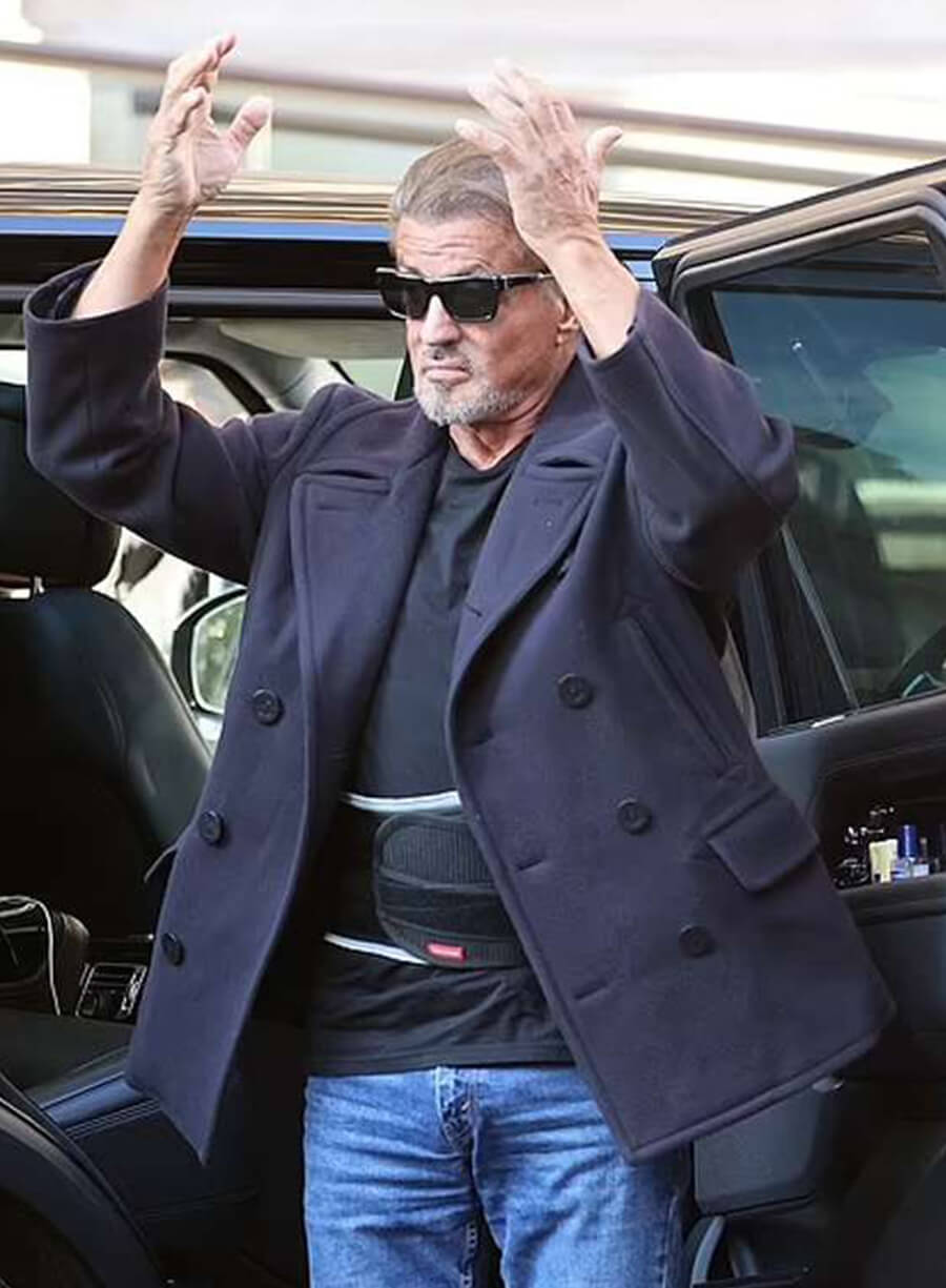 Sylvester Stallone Expend4bles Blue Coat