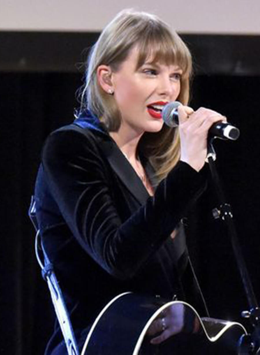 Taylor Swift Reputation Era Black Velvet Blazer