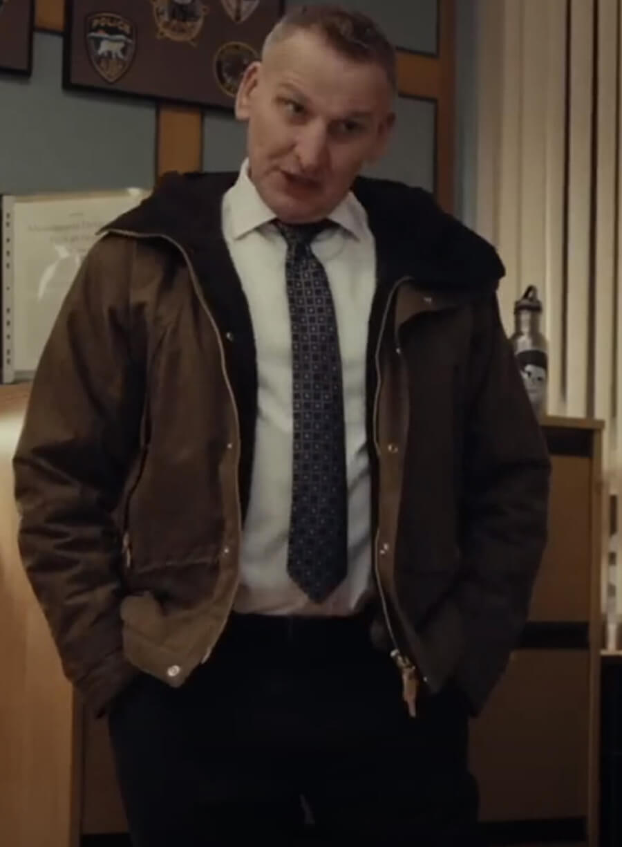 Ted Corsaro True Detective S04 Brown Jacket