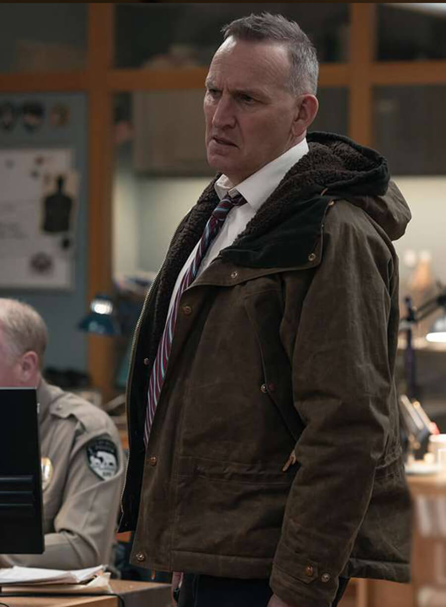Ted Corsaro True Detective S04 Brown Jacket