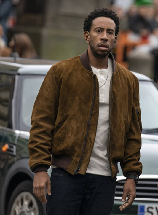 Tej Parker Fast and Furious 9 Suede Leather Jacket