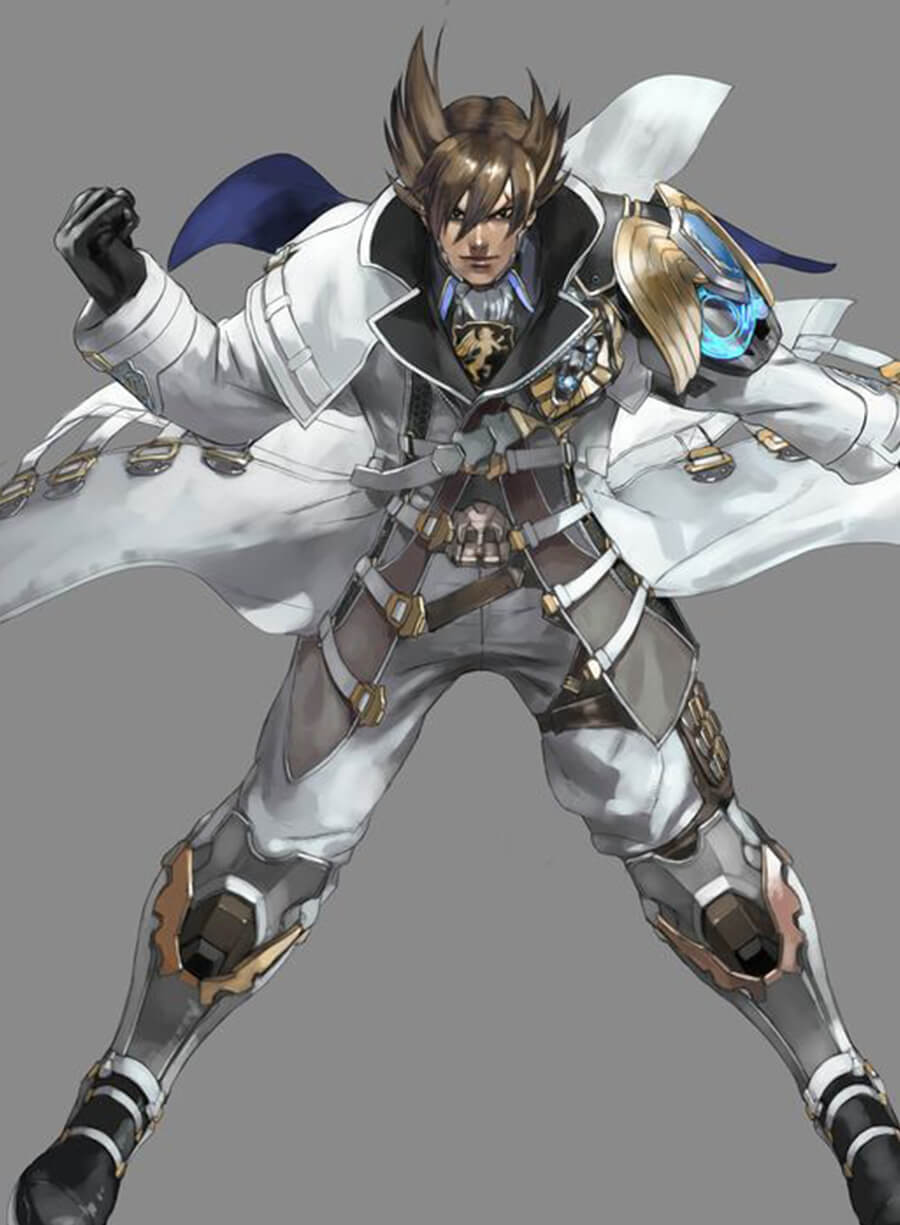 Tekken 8 Lars Alexandersson White Leather Coat