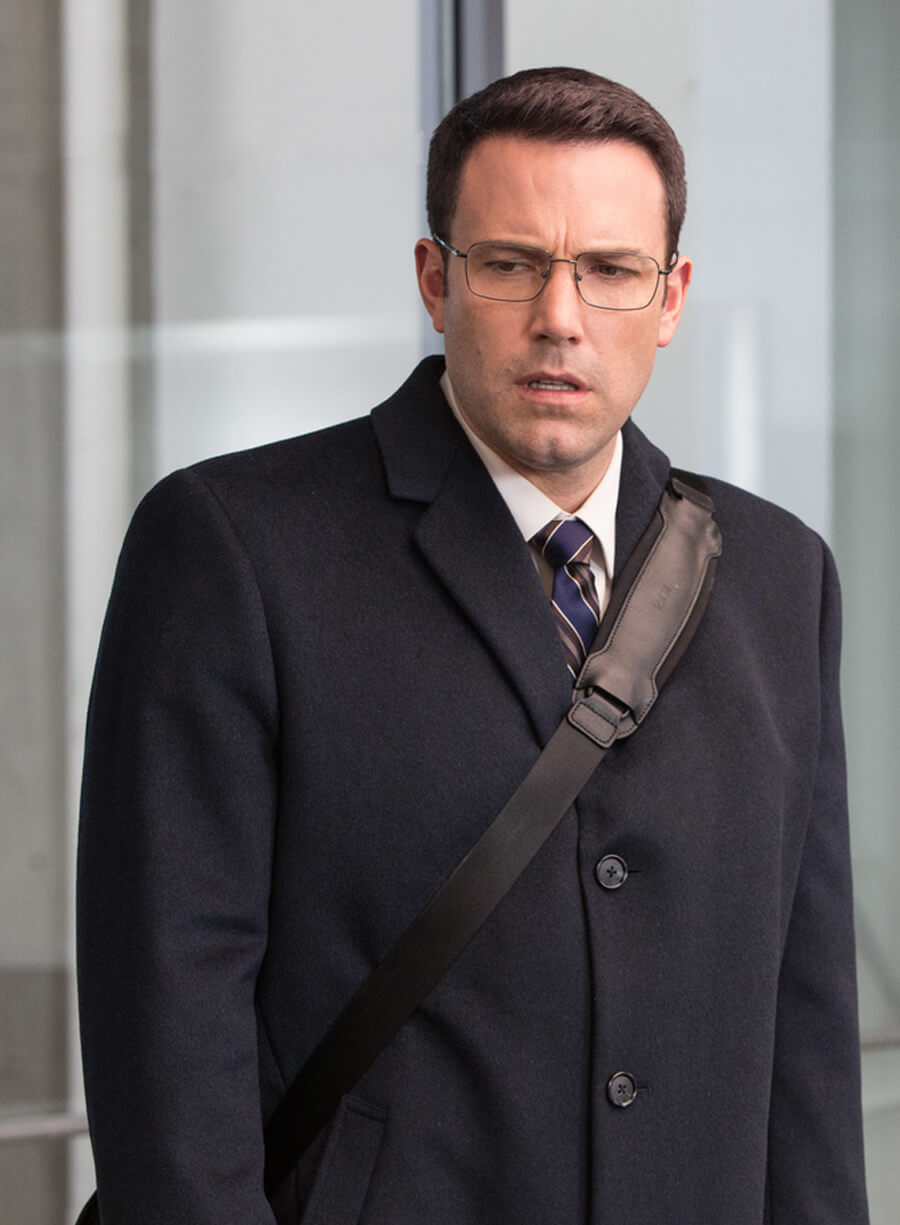 The Accountant Ben Affleck Wool Trench Coat