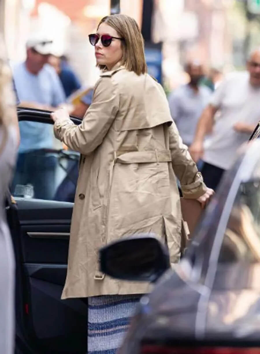 The Better Sister 2025 Jessica Biel Trench Coat