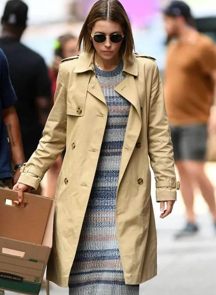 The Better Sister 2025 Jessica Biel Trench Coat