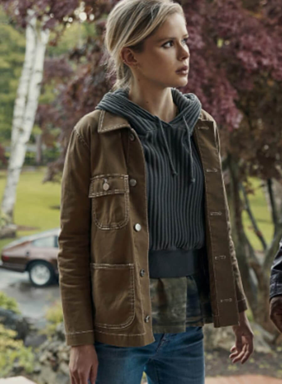 The Boys Annie January Brown Military Jacket