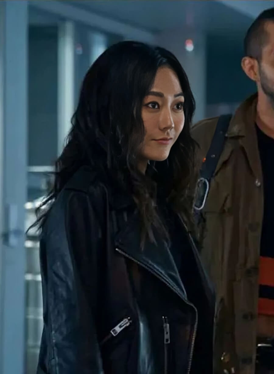The Boys Kimiko Miyashiro Black Leather Jacket