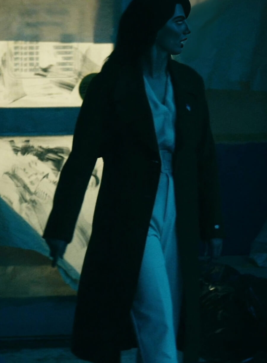 Victoria Neuman Wool Long Coat