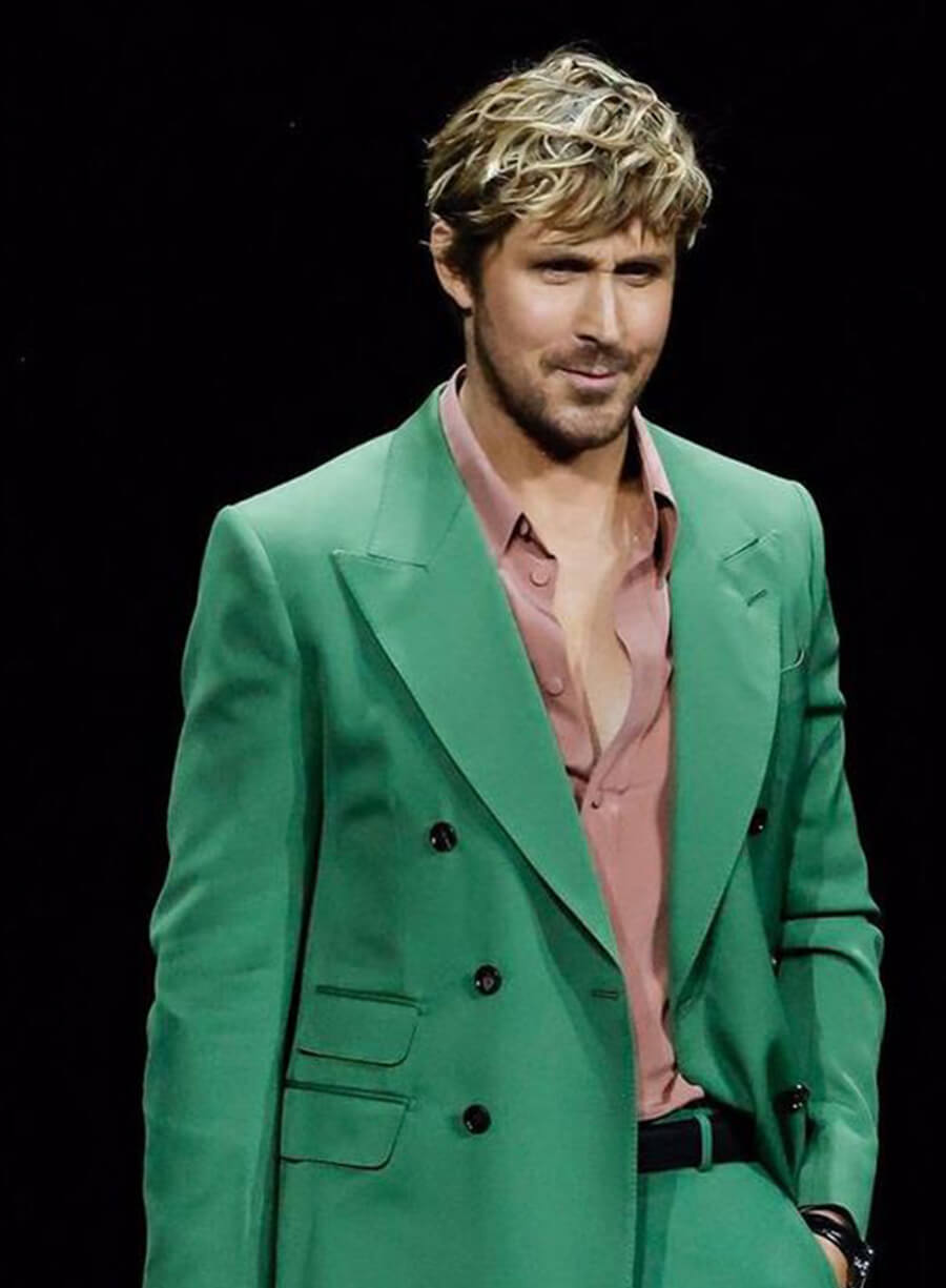 Ryan Gosling Green Blazer