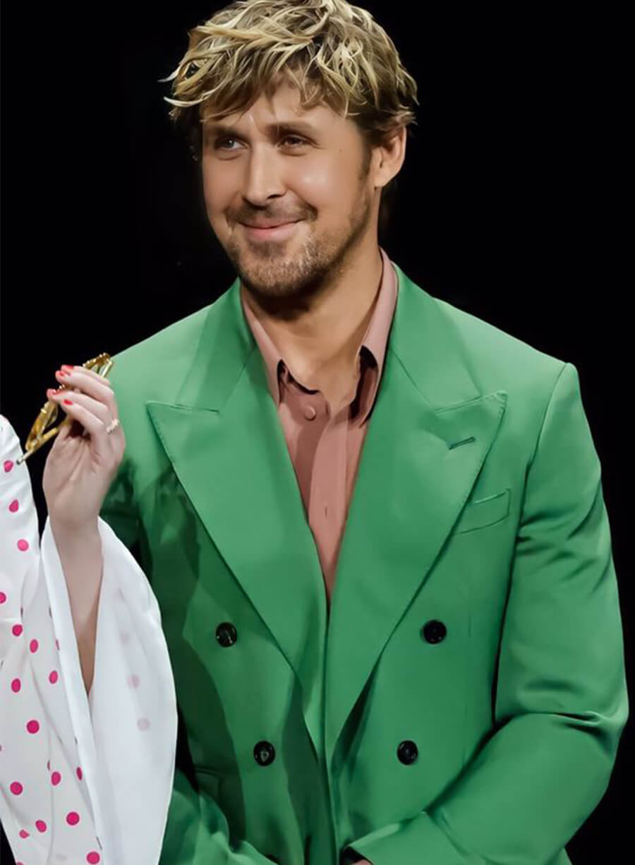 Ryan Gosling Green Blazer