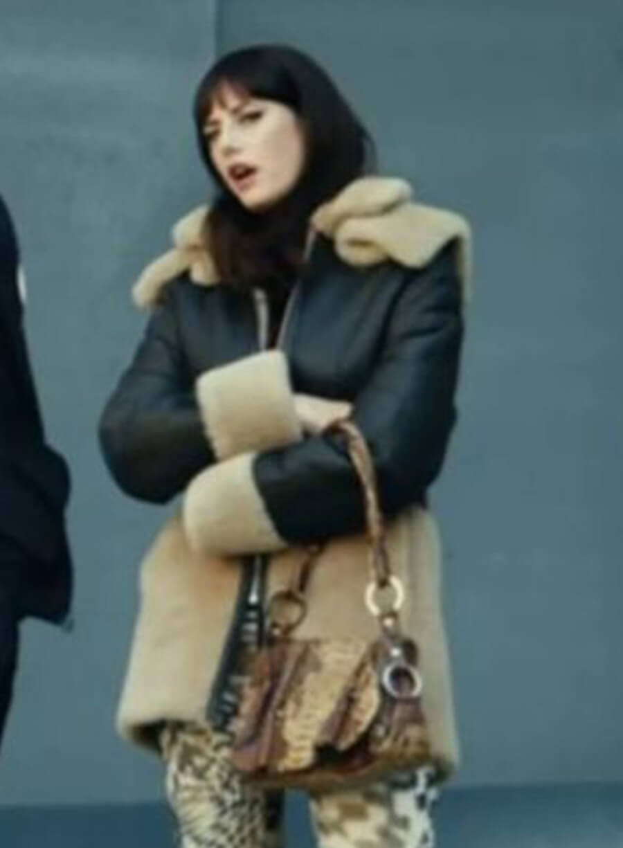 Susie Glass Black Leather Jacket