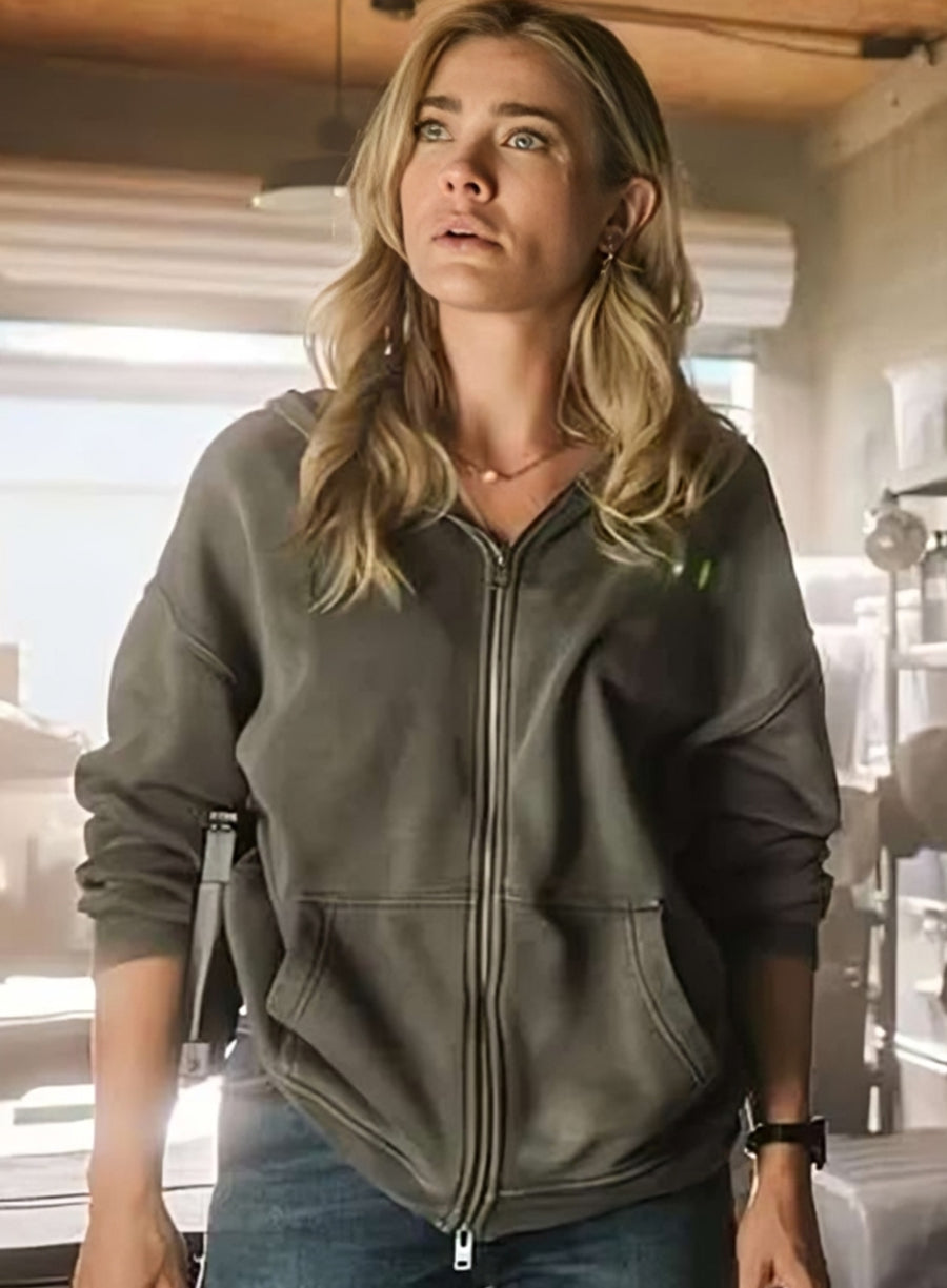 The Hunting Party Tv Rebecca Henderson Grey Hoodie