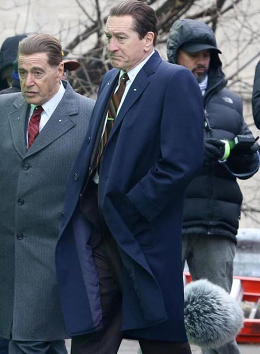 The Irishman Frank Sheeran Blue Coat