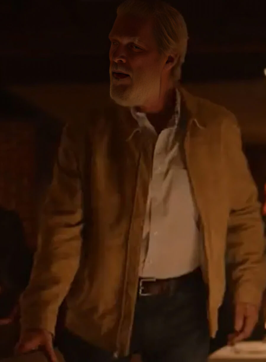 The Old Man Dan Chase Brown Suede Leather Jacket