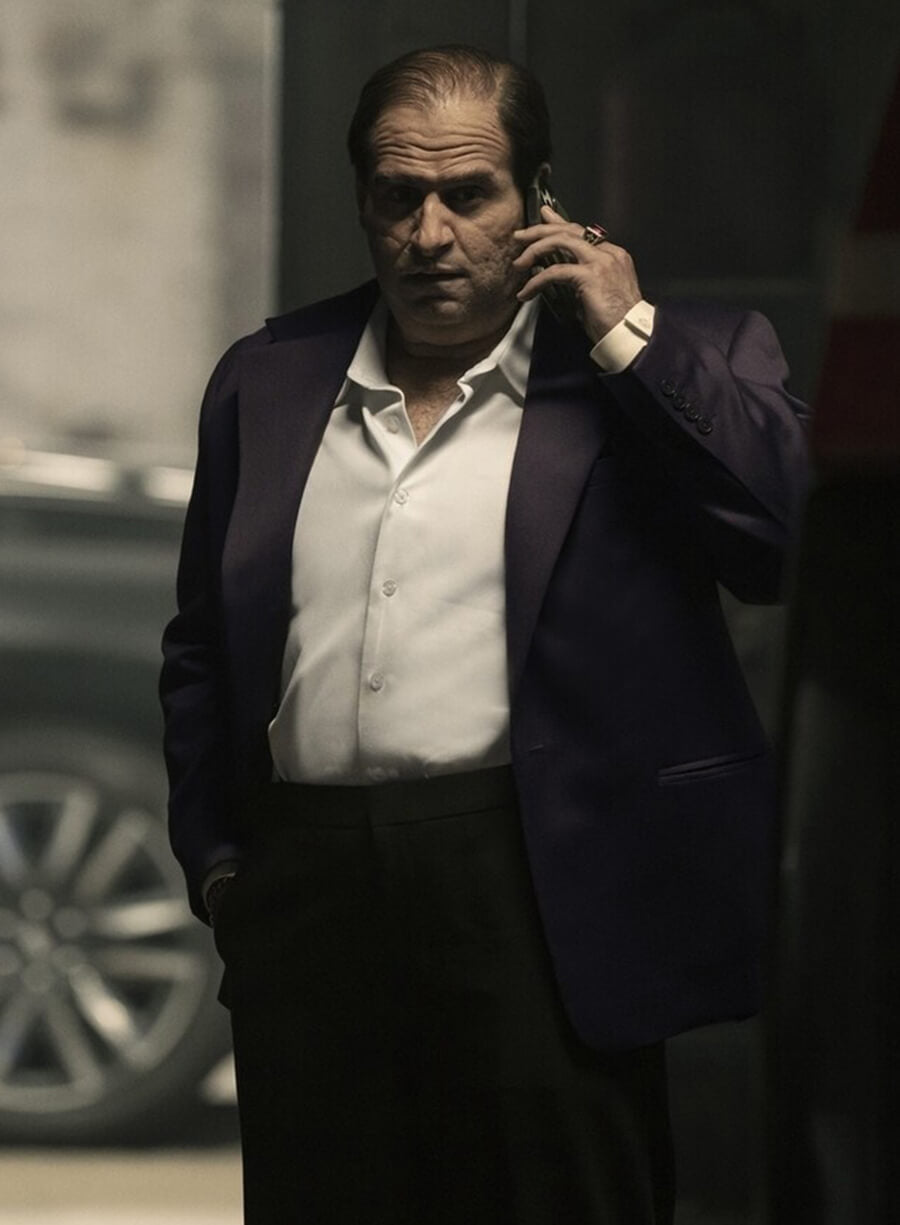 The Penguin 2024 Colin Farrell Purple Blazer