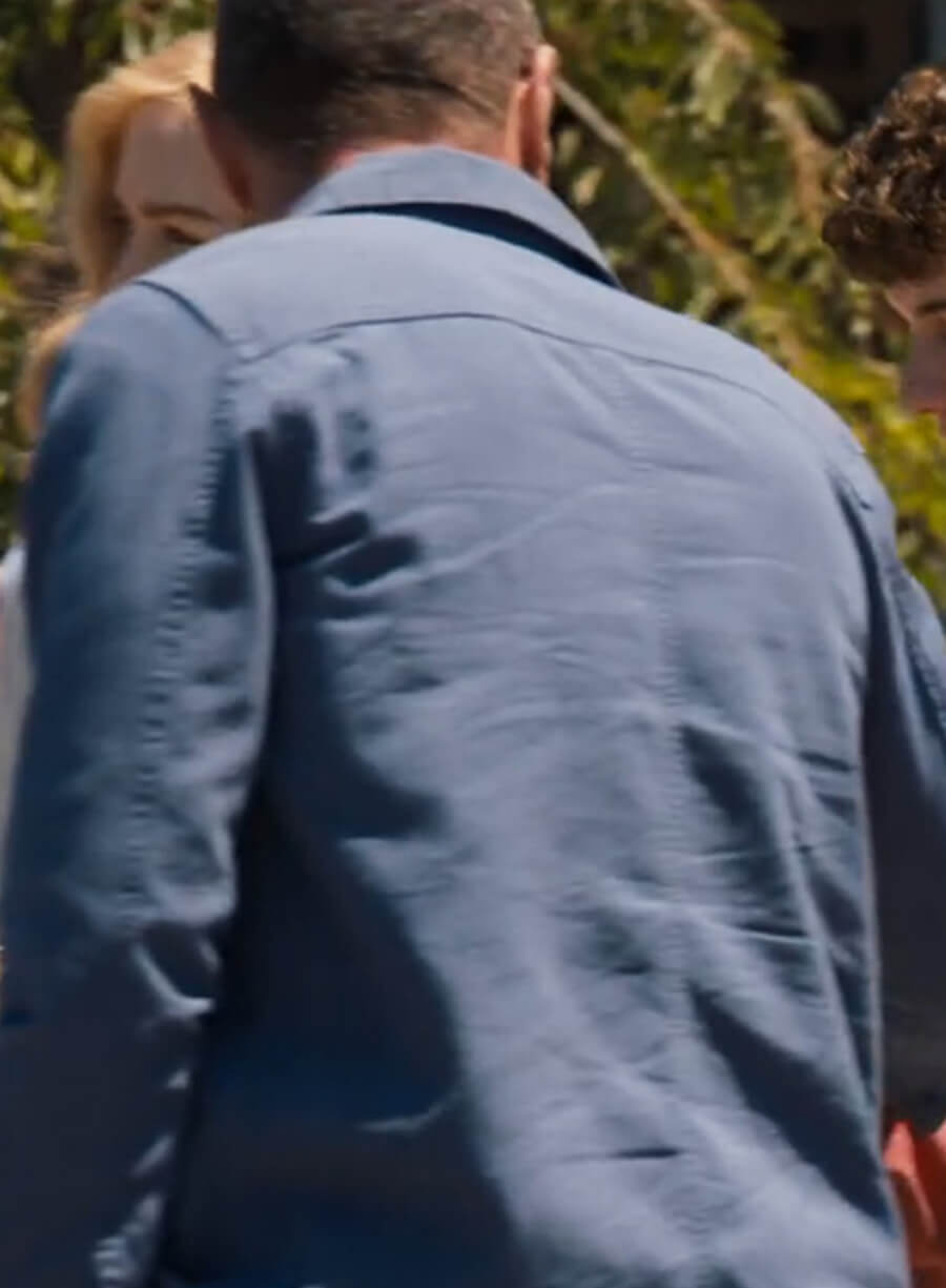 The Perfect Couple Tag Winbury Blue Cotton Jacket