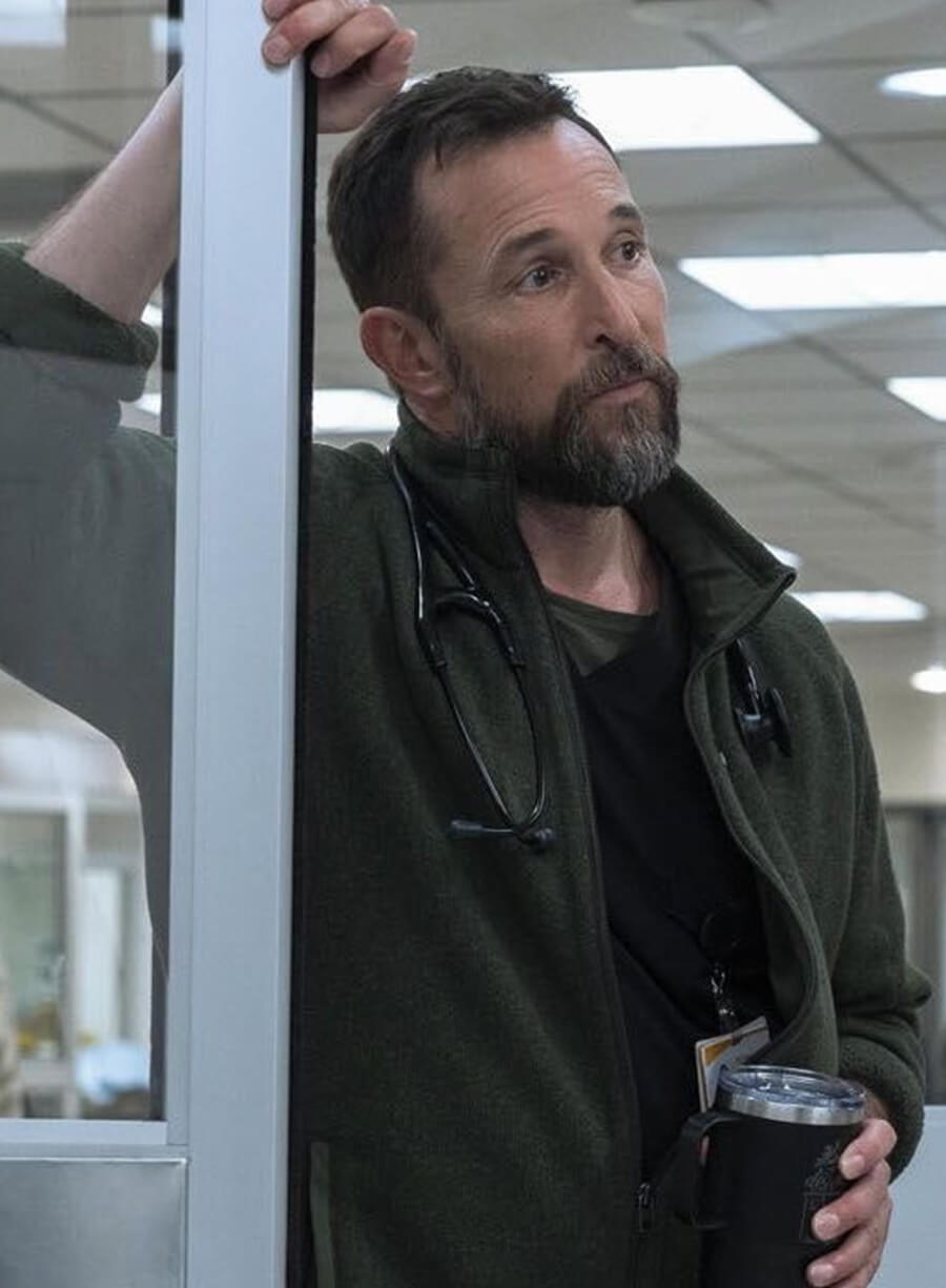 The Pitt S02 Noah Wyle Green Jacket