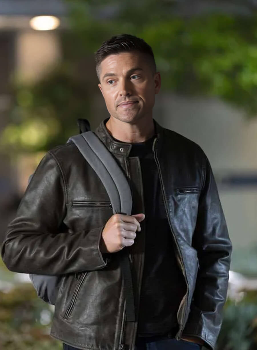 The Rookie S07 Tim Bradford Black Leather Jacket