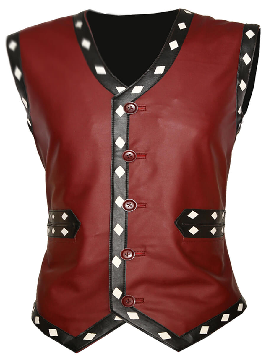 The Warriors Leather Vest Men's Costume