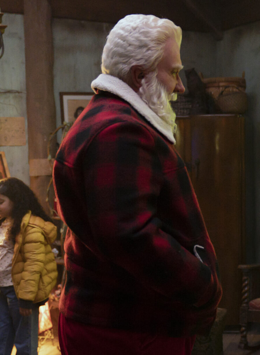 Tim Allen The Santa Clauses Red Wool Jacket