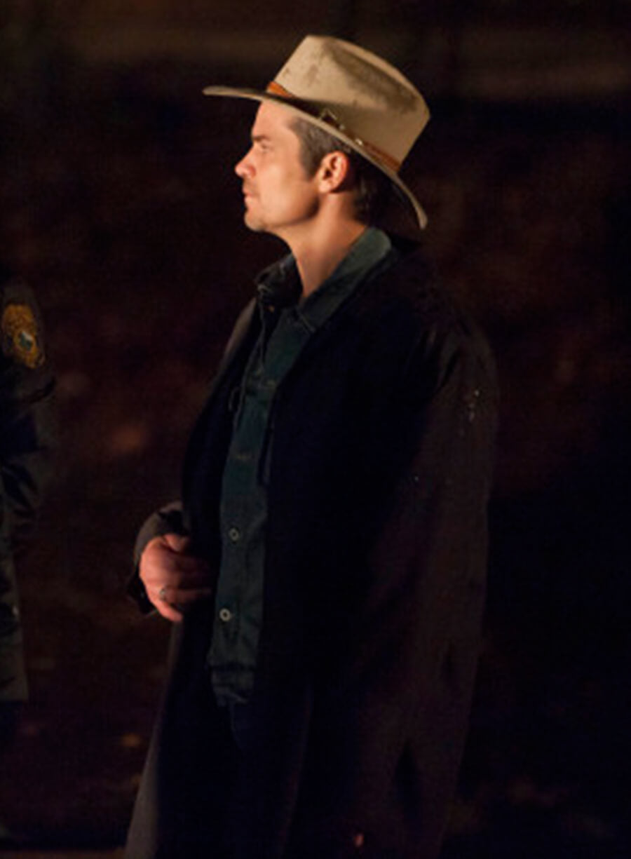 Timothy Olyphant Justified Black Coat