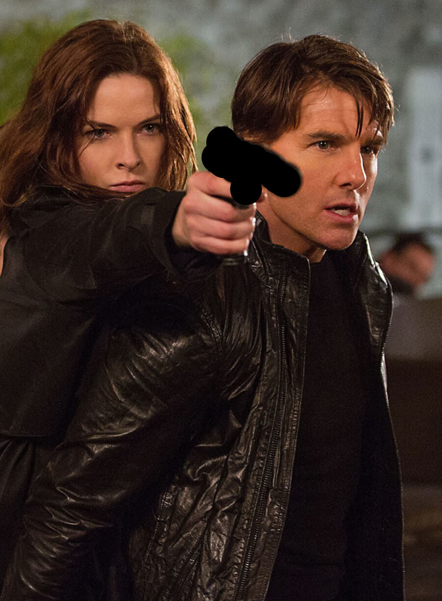 Tom Cruise Mission: Impossible – Rogue Nation Black Leather Jacket