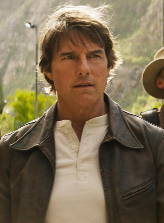 Tom Cruise Mission Impossible The Final Reckoning Leather Jacket