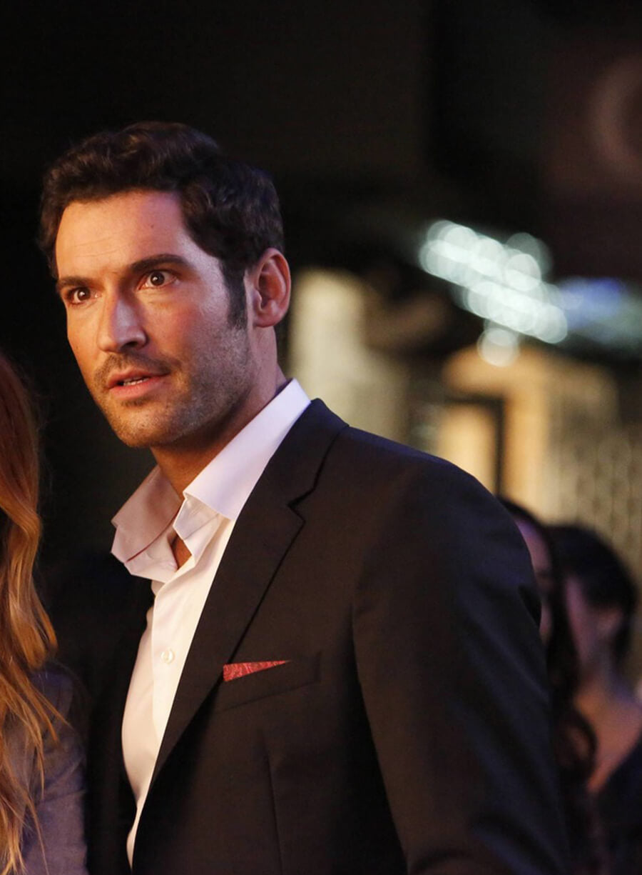 Tom Ellis Lucifer S01 Black Blazer