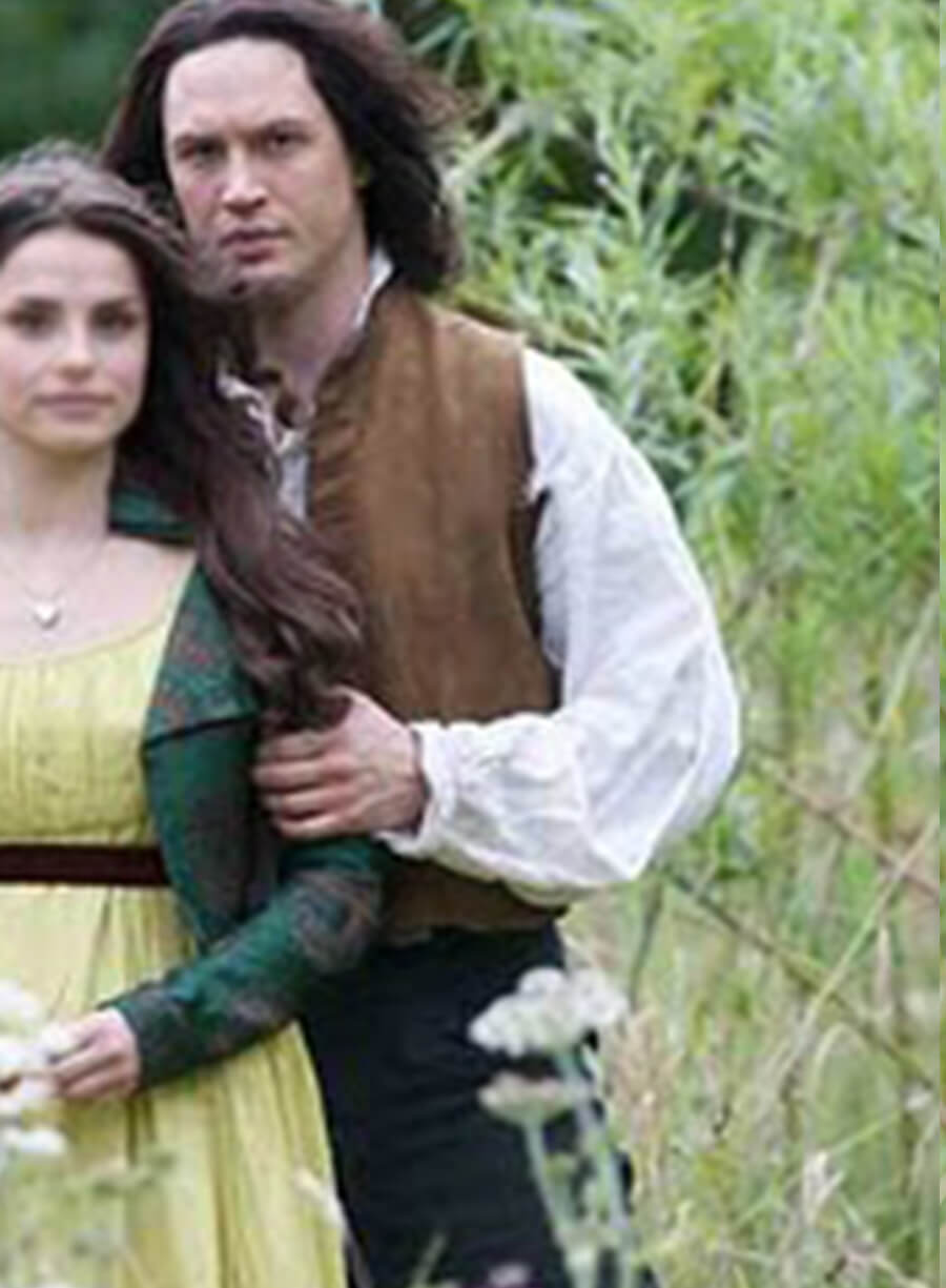 Tom Hardy Heathcliff Wuthering Heights Suede Vest
