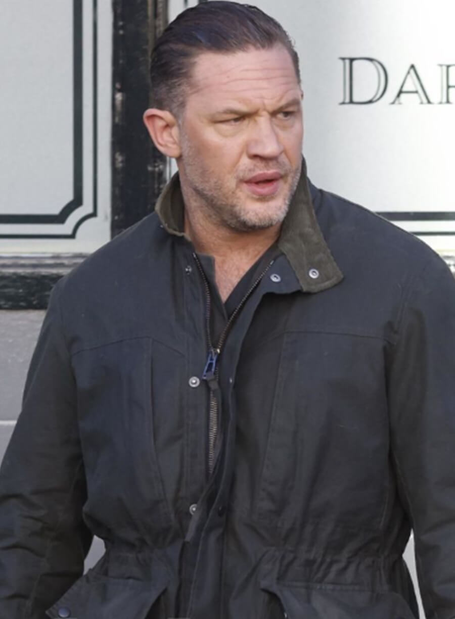 Tom Hardy MobLand Black Jacket