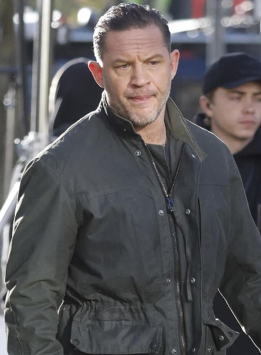 Tom Hardy MobLand Black Jacket