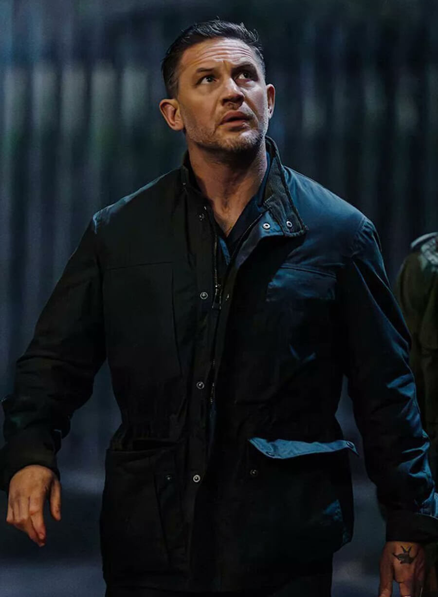 Tom Hardy MobLand Black Jacket