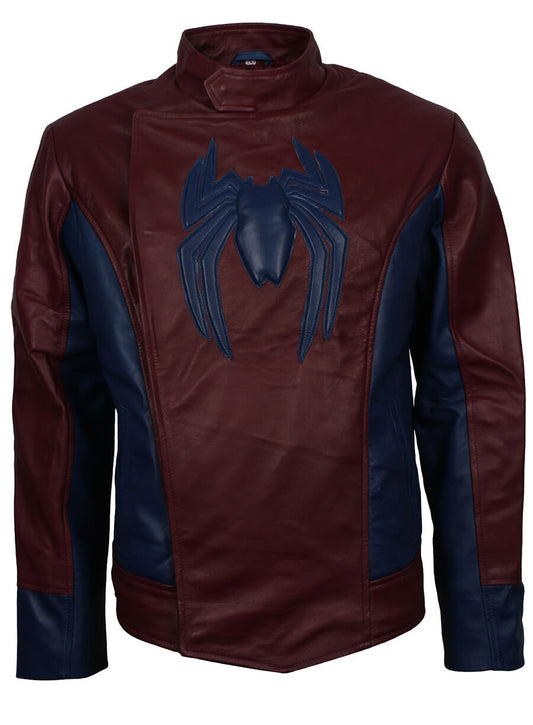 Tom Holland Maroon Spiderman Home Coming Jacket