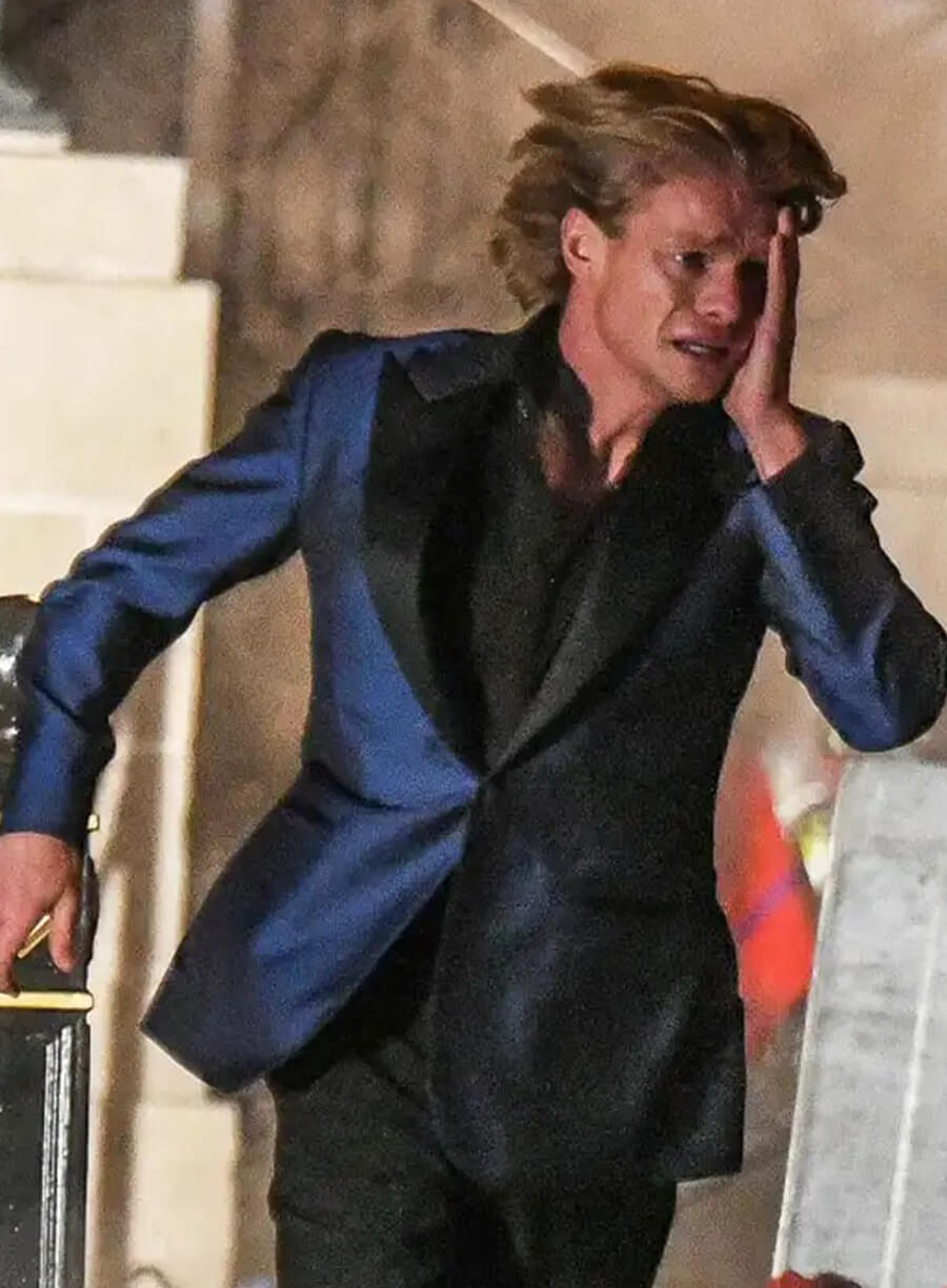 Tom Rhys Harries Clayface 2026 Blue Blazer
