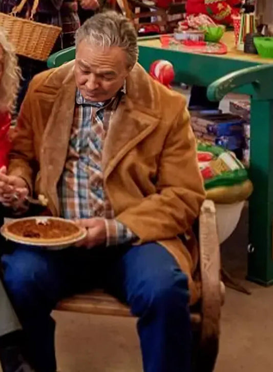 Tom Young We Wish You a Married Christmas Brown Suede Jacket