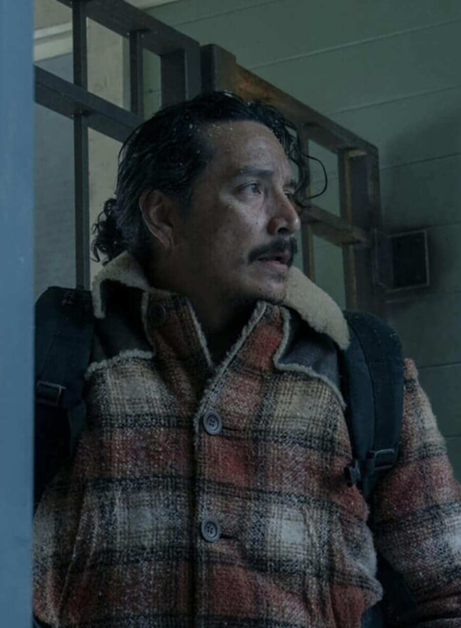Tommy Miller The Last of Us S02 Plaid Jacket
