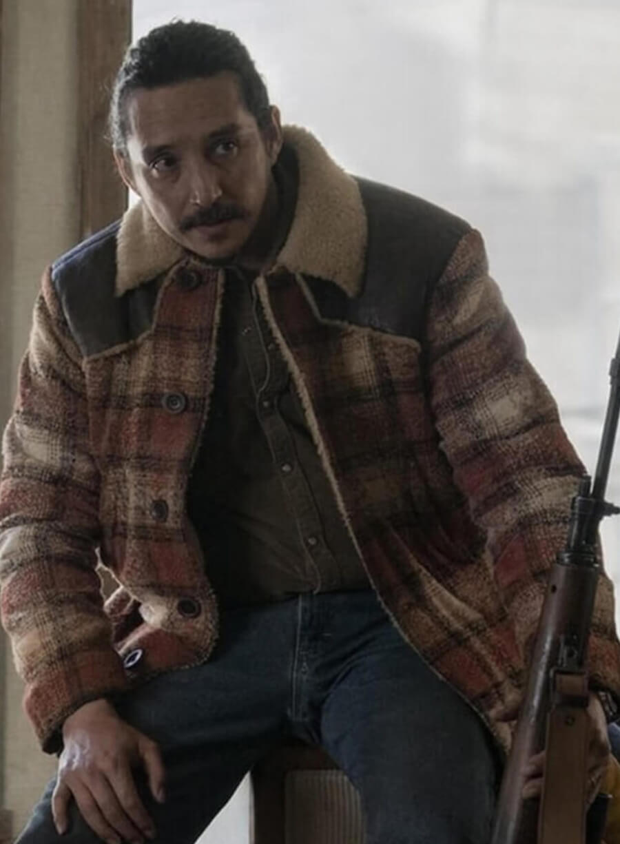 Tommy Miller The Last of Us S02 Plaid Jacket
