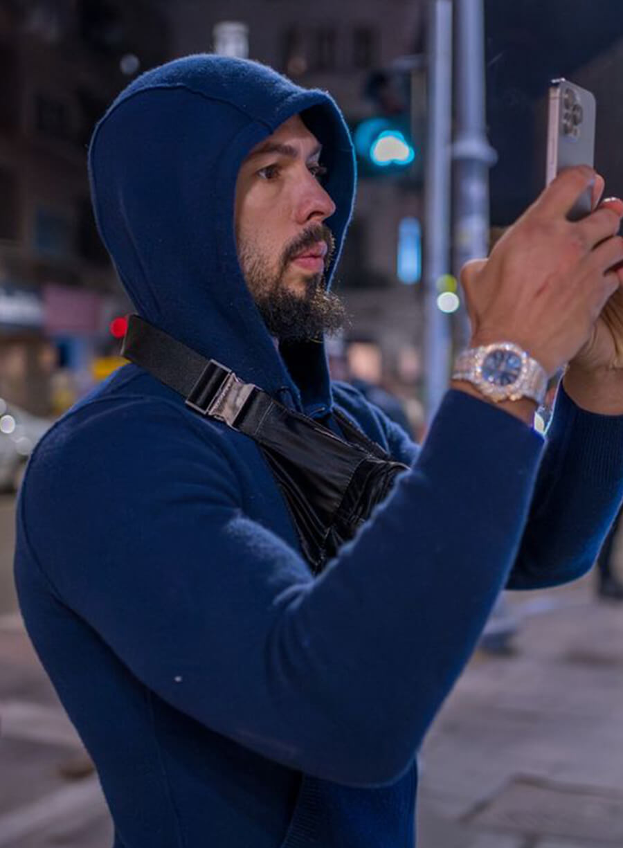 Andrew Tate Blue Tracksuit