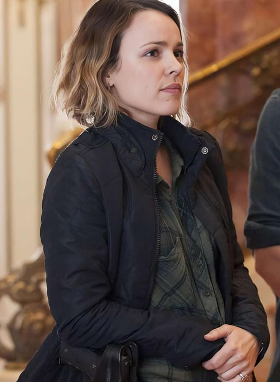 True Detective S02 Ani Bezzerides Black Quilted Jacket