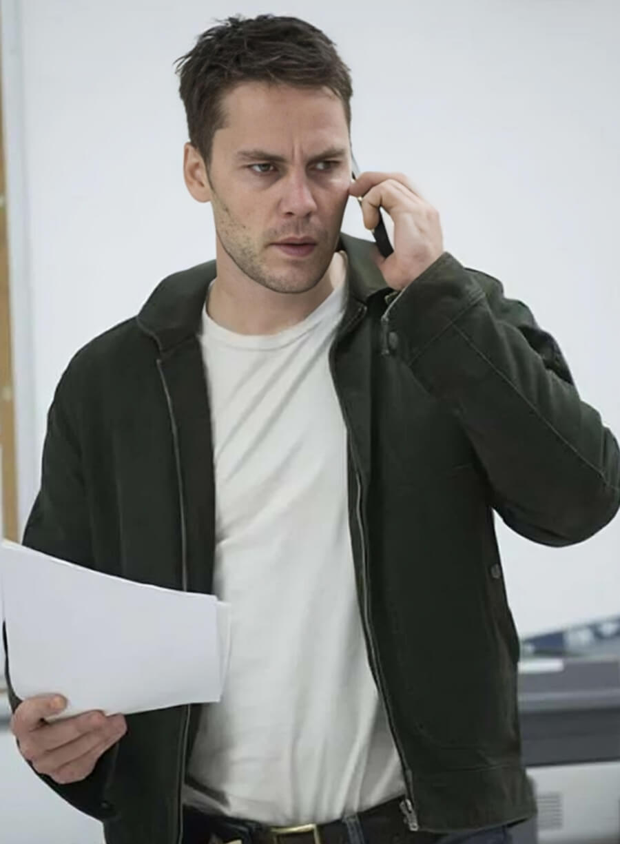 True Detective Taylor Kitsch Green Jacket