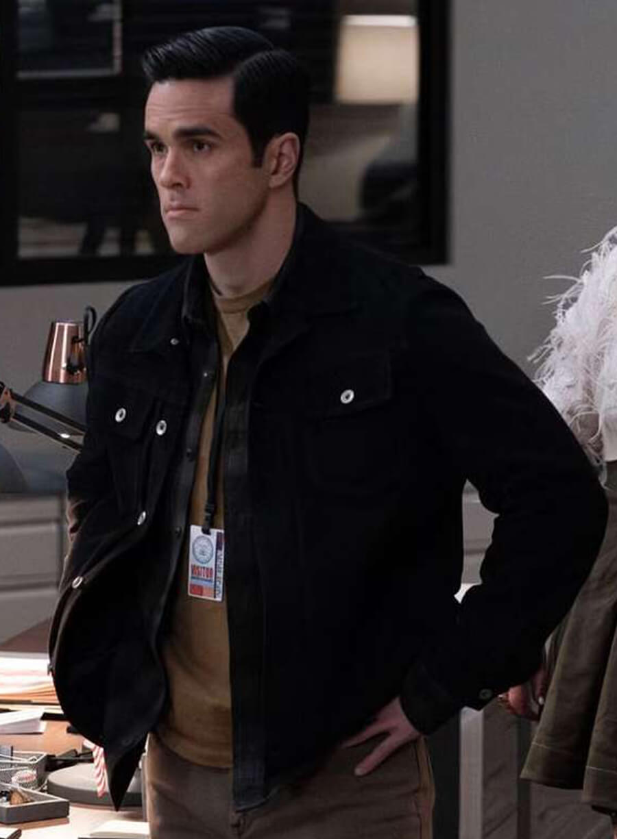 Tyler Green Criminal Minds S17 Black Leather Jacket