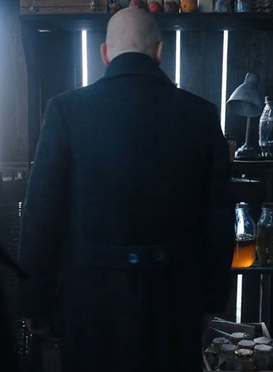 Uncle Fester Wednesday Wool Coat