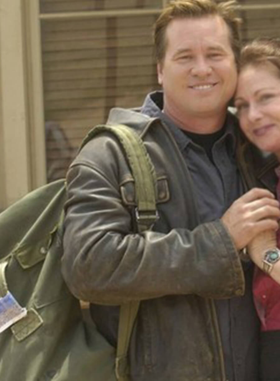 Val Kilmer Conspiracy Black Leather Jacket