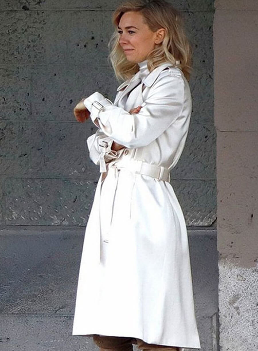 Vanessa Kirby Mission Impossible Fallout Leather Long Coat