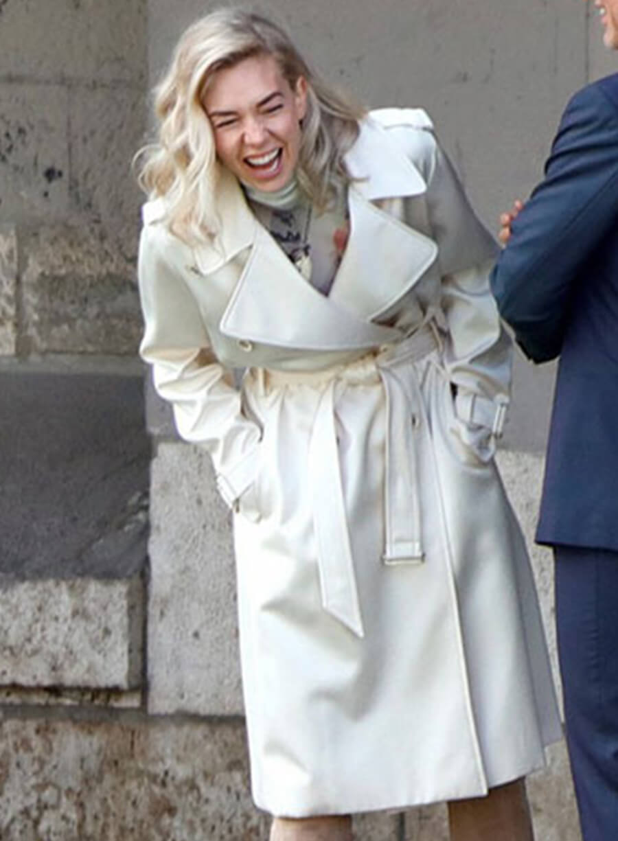 Vanessa Kirby Mission Impossible Fallout Leather Long Coat