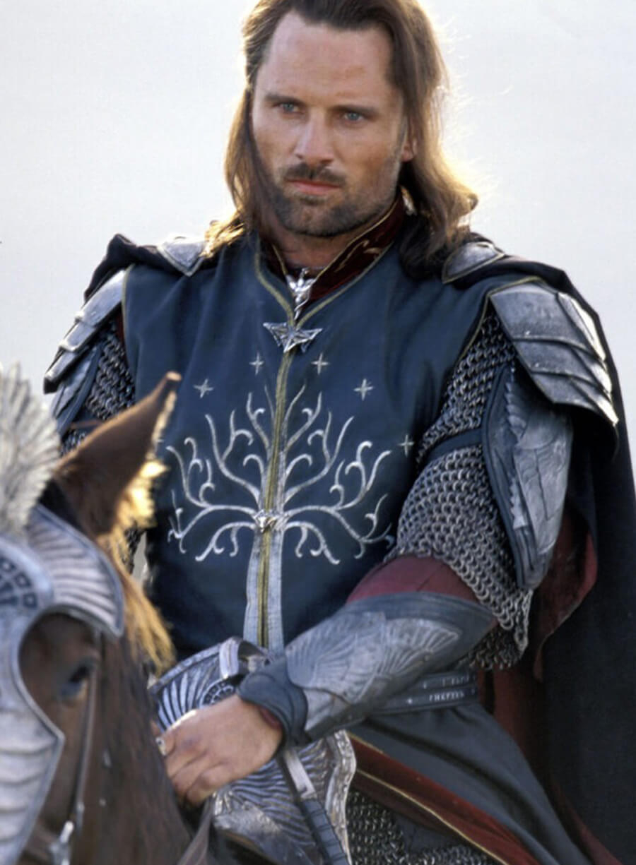 Viggo Mortensen The Lord of the Rings 2003 Black Vest