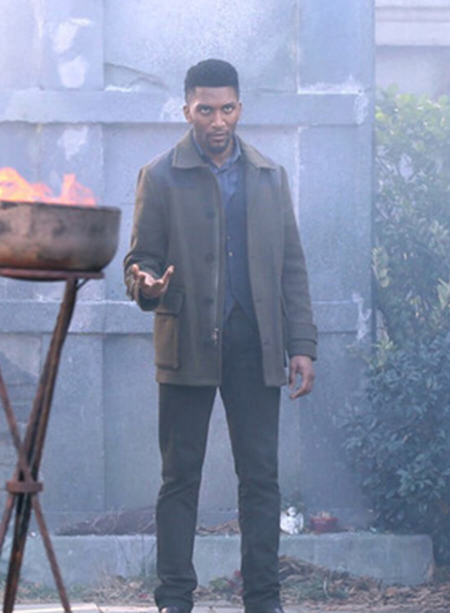 Vincent Griffith The Originals S01 Brown Wool Coat