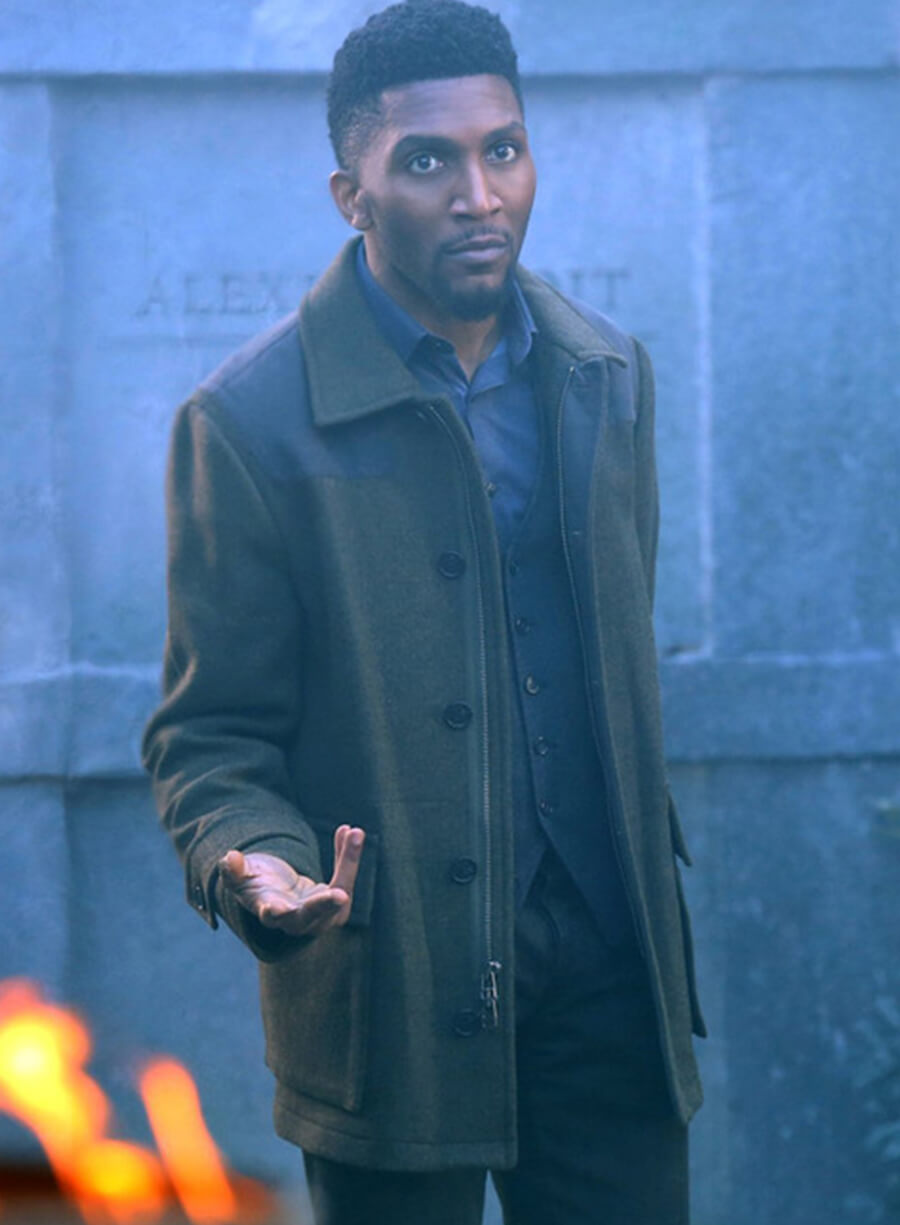 Vincent Griffith The Originals S01 Brown Wool Coat