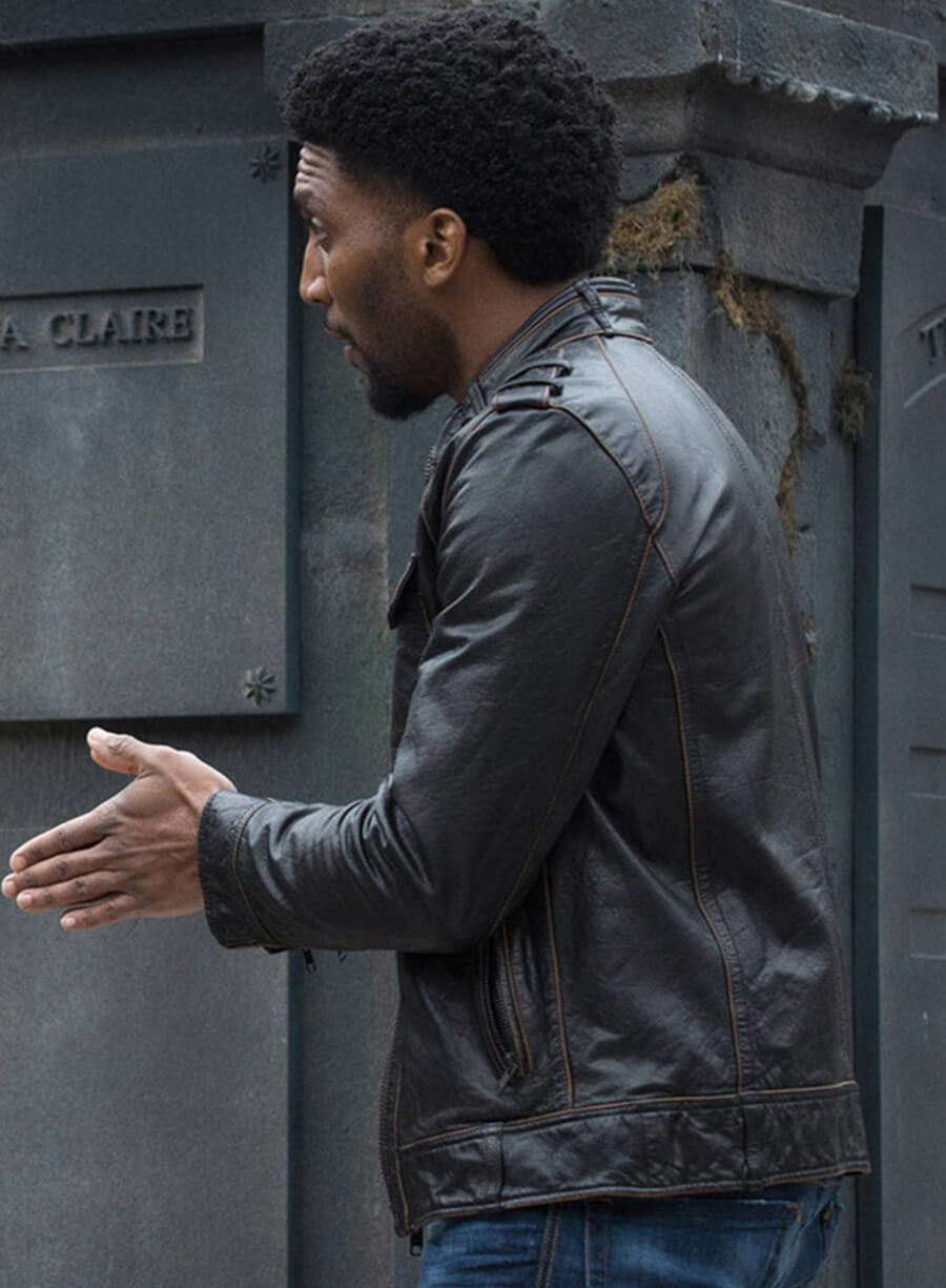 Vincent Griffith The Originals S03 Black Leather Jacket