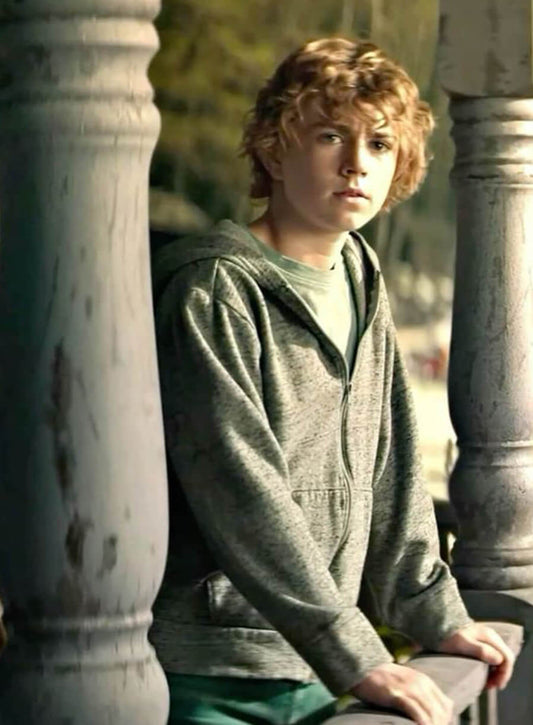 Walker Scobell Percy Jackson and the Olympians Grey Jacket